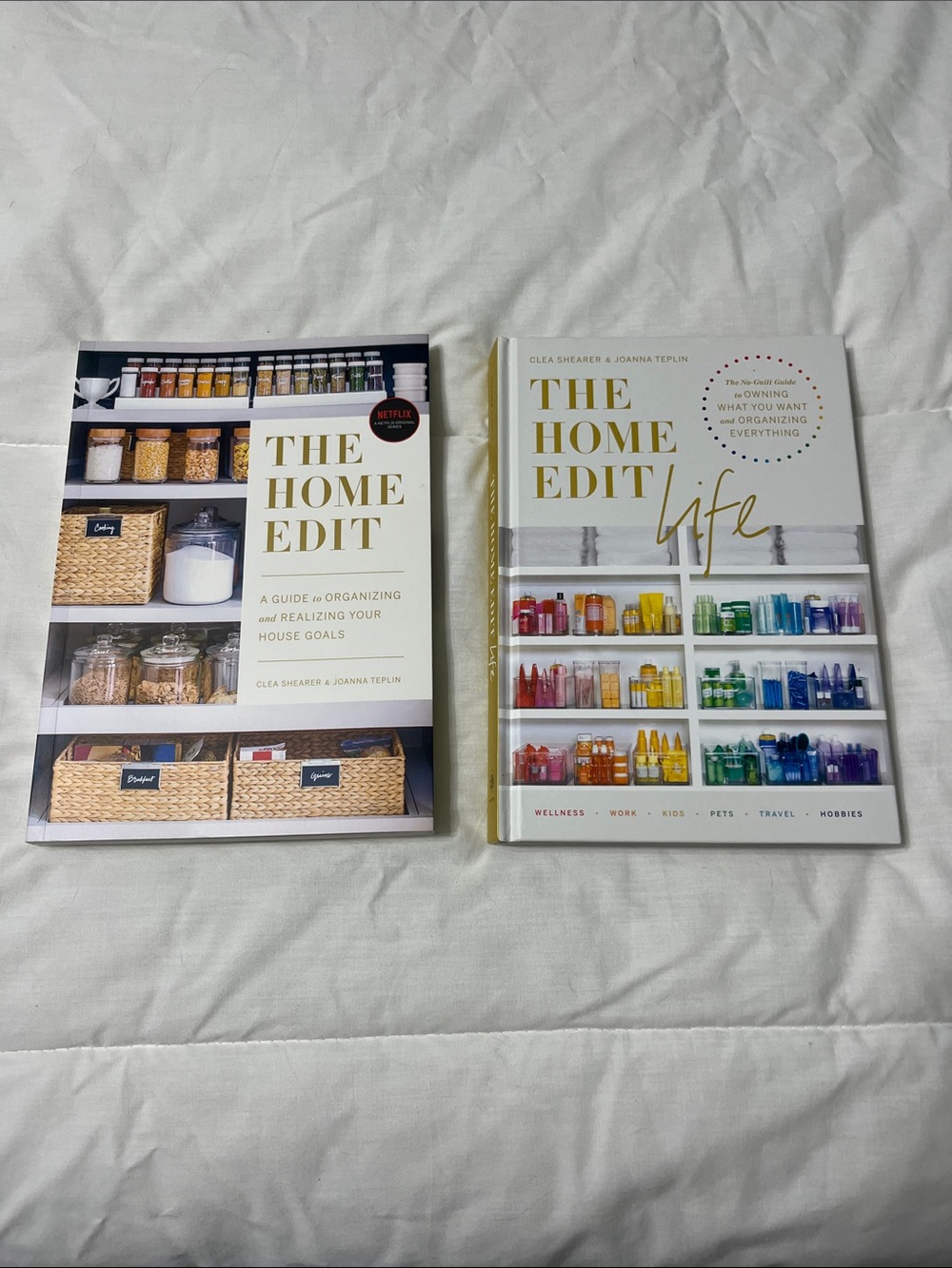 The Home Edit Life Hardcover - White with Rainbow Shelves